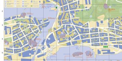 Alesund נורבגיה מפת העיר