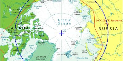 הארקטי נורווגיה מפה
